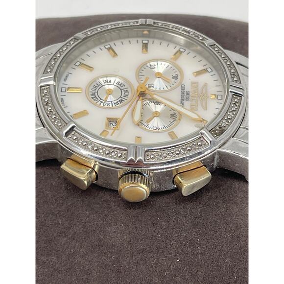 Invicta 4742 Watch Quartz Dial Chronograph Watch Diamond - Picture 4 of 8
